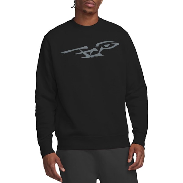 Star Trek Unisex Vuxen Bushwork Enterprise Sweatshirt M Svart Black M