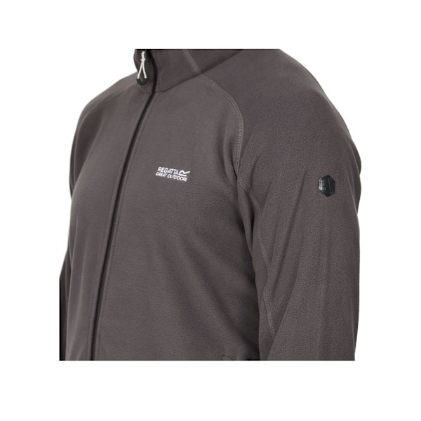 Regatta Herr Hadfield Full Zip Fleece Jacka XXL Tätgrå Seal Grey XXL