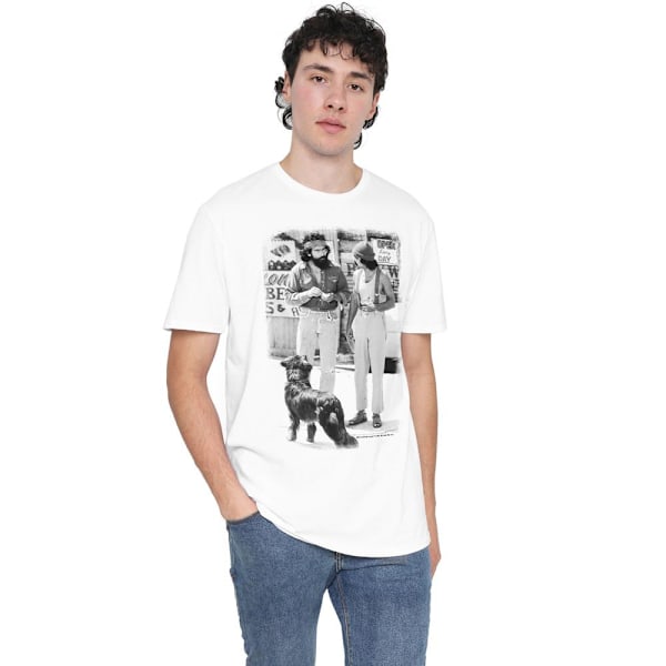 Cheech & Chong Herr Up In Smoke Dog T-Shirt XXL Vit White XXL