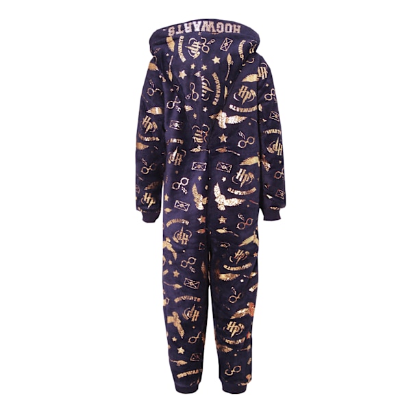 Harry Potter Barn/Barn Hedwig Hogwarts All-In-One Nattkläder Blue 10-11 Years