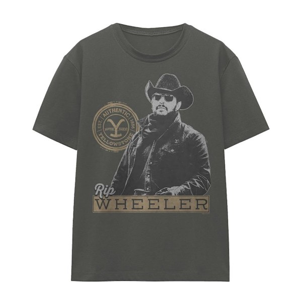 Yellowstone Unisex Vuxen Rip Wheeler T-Shirt XL Kolgrå Charcoal XL