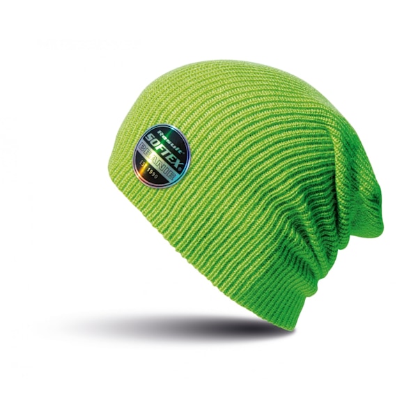 Result Winter Essentials Core Softex Beanie Hat One Size Lime Lime One Size