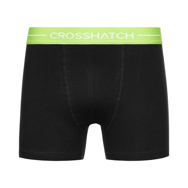 Crosshatch Mens Astral Bright Boxer Shorts (5-pack) L Svart Black L