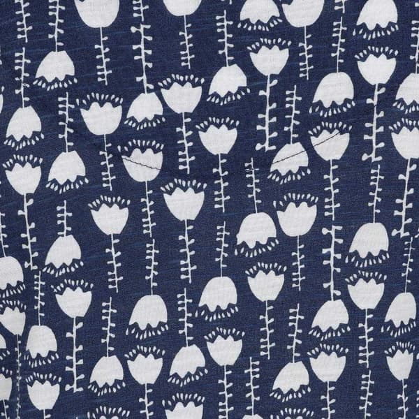 Lazy Jacks Dam/Dam Seedling V-ringad kortärmad klänning 14 Blue/White 14 UK