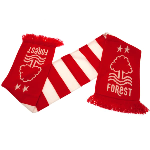 Nottingham Forest FC Bar Halsduk One Size Röd/Vit Red/White One Size