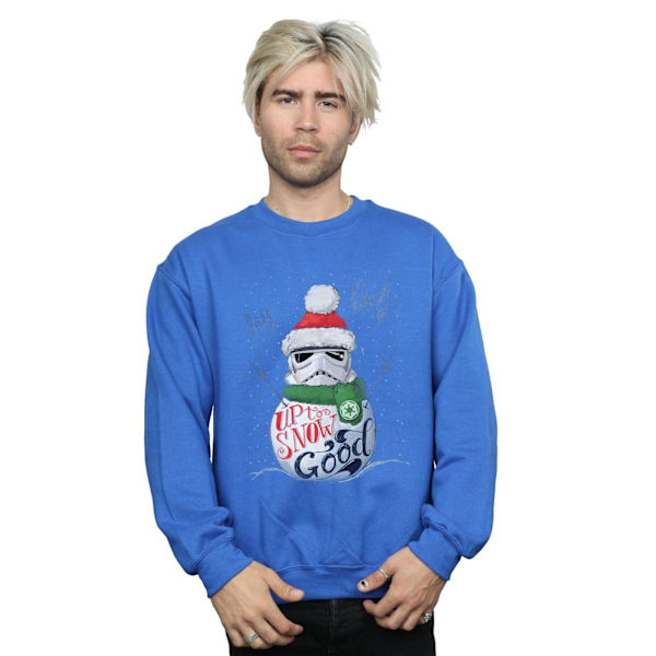 Star Wars Stormtrooper Up To Snow Good Sweatshirt 4XL Roya Royal Blue 4XL