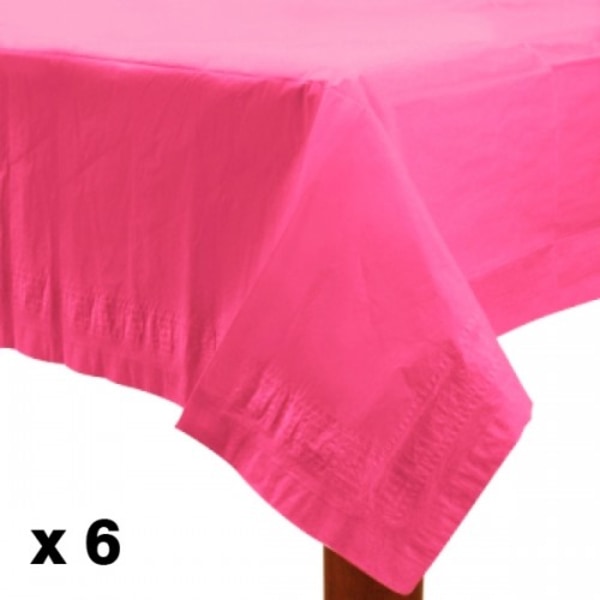 Amscan Fodrade plastdukar One Size Rosa Pink One Size