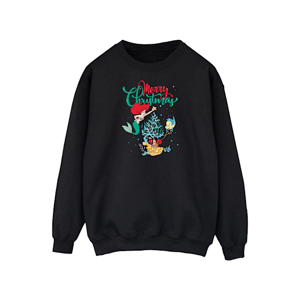 Disney Herr Princess Ariel God Jul Sweatshirt 4XL Svart Black 4XL