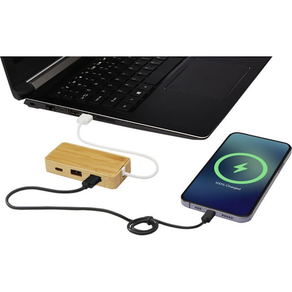 Tapas Bamboo USB 3.0 Hub One Size Natural Natural One Size