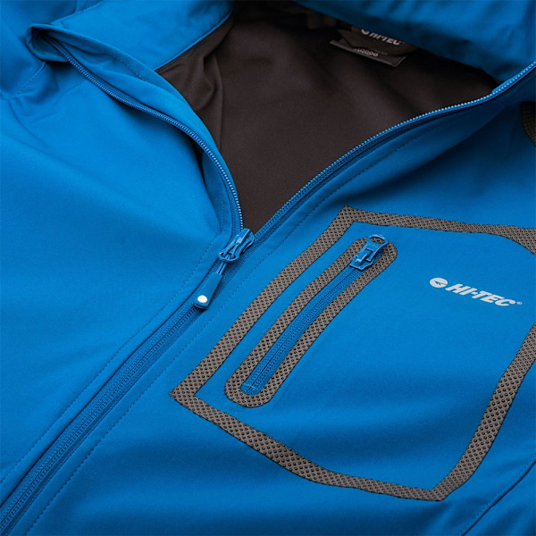 Hi-Tec Herr Nils Soft Shell Jacka M Classic Blue/Anthracite Classic Blue/Anthracite M