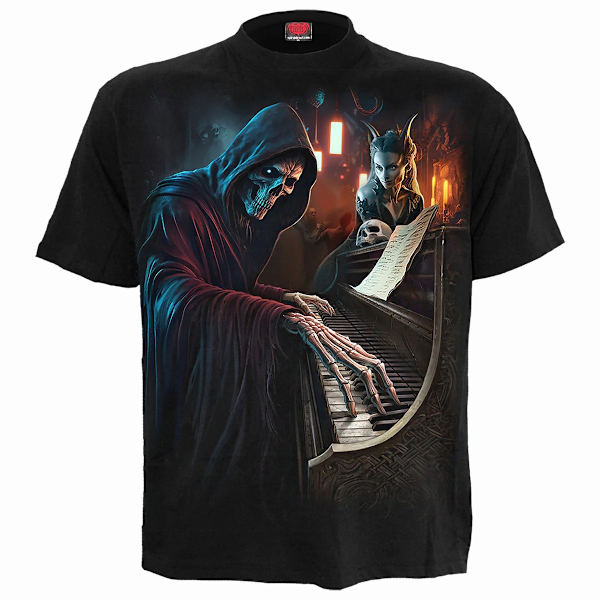 Spiral Direct Unisex Vuxen Midnight Blues T-shirt med Korta Ärmar Black 3XL