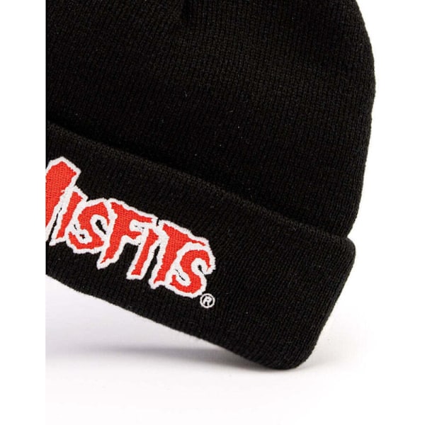 Misfits Logo Beanie One Size Svart Black One Size