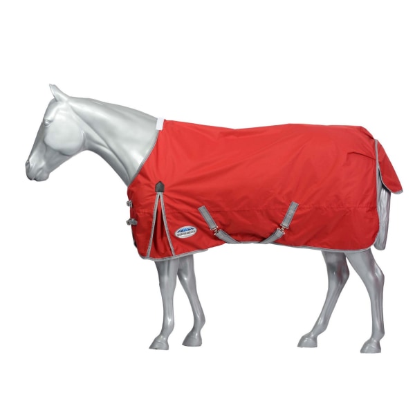Weatherbeeta Comfitec Classic Standard-Neck Lite 100g hästmatta Red/Silver/Navy 4´ 6
