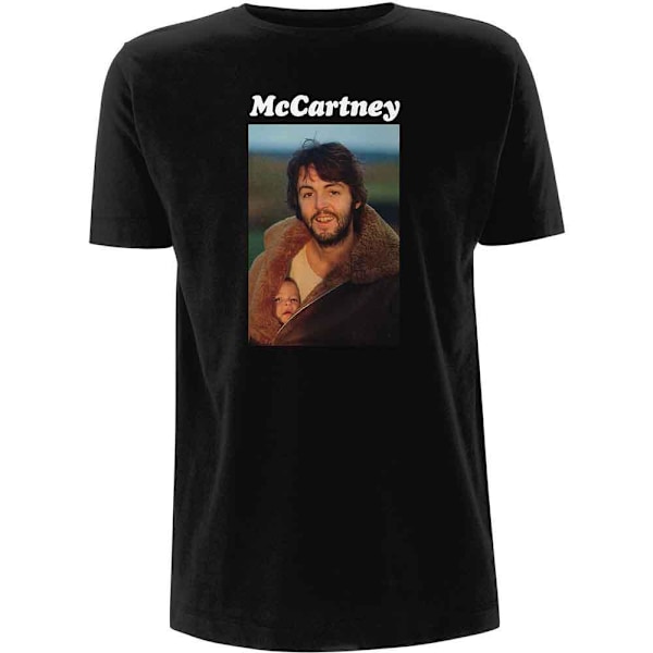 Paul McCartney Unisex Vuxen Foto T-Shirt S Svart Black S