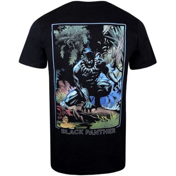 Black Panther Midnight T-Shirt för män M Svart Black M