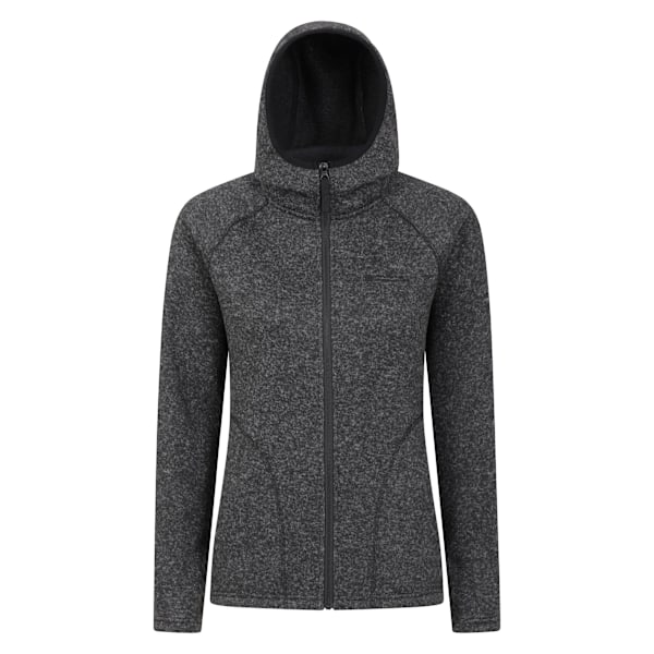 Mountain Warehouse Womens/Ladies Nevis Full Zip Hoodie 20 UK Bl Black 20 UK