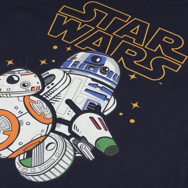 Star Wars Boys Droids T-shirt 5-6 Years Navy Navy 5-6 Years