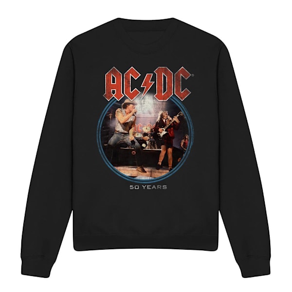 AC/DC Unisex Vuxen Tour Logotyp Sweatshirt S Svart Black S