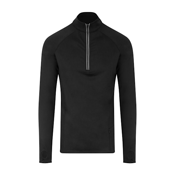 AWDis Just Cool Cool-Flex Halvzip-topp S Jet Black för män Jet Black S