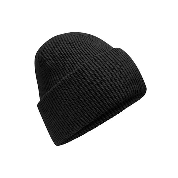 Beechfield Unisex Vuxen Klassisk Djup Manschett Mössa En Storlek Bla Black One Size