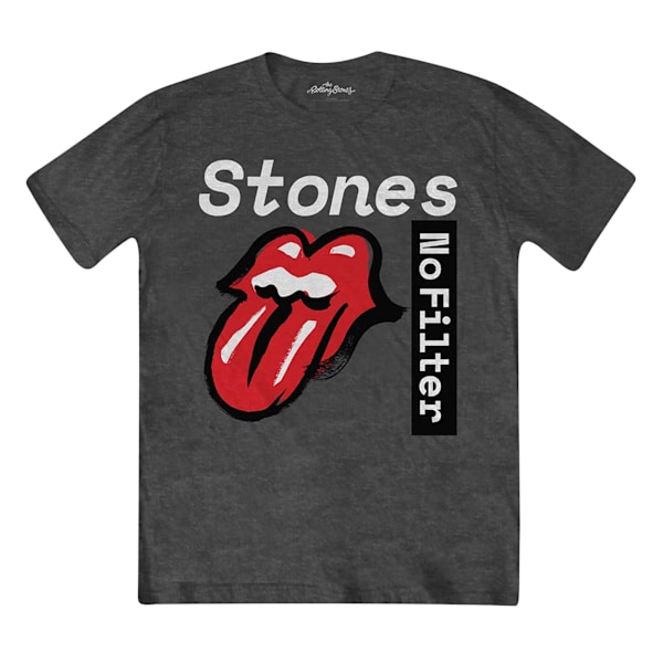 The Rolling Stones Unisex Adult No Filter T-Shirt M Charcoal Grå Charcoal Grey M