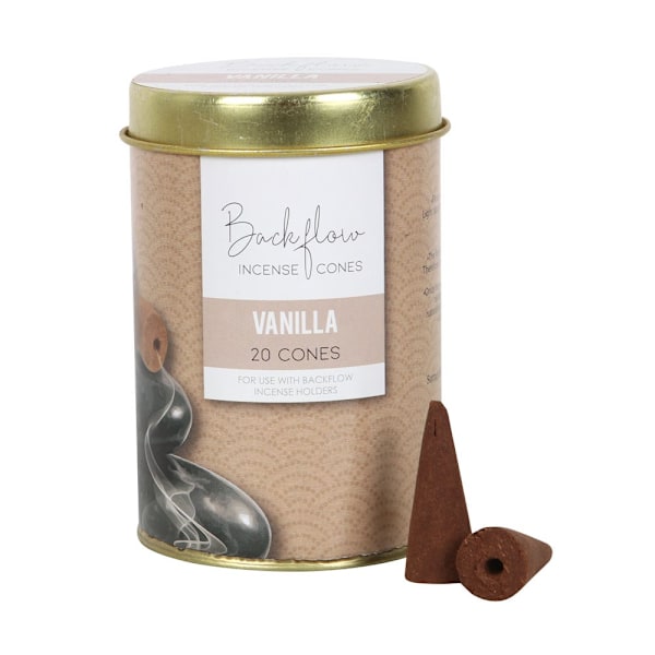Something Different Elements Vanilla Jumbo Backflow Rökelse Kon Brown/Gold One Size