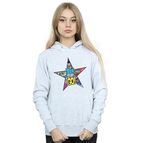 DC Comics Dam/Dam Teen Titans Go Star Logo Hoodie XXL Spo Sports Grey XXL