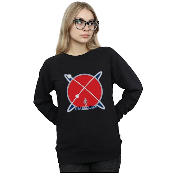 Marvel Dam/Kvinnor Ant-Man Planet Logo Sweatshirt L Svart Black L