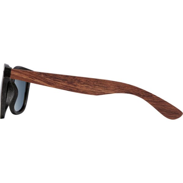 Omärkta barn/barnsolglasögon Kafo En storlek Solid Black/C Solid Black/Coffee Brown One Size