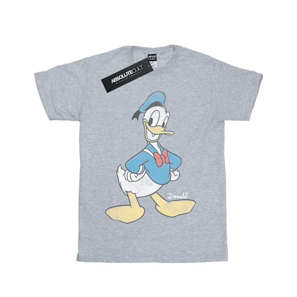 Disney Boys Donald Duck Classic Donald T-Shirt 5-6 år Sport Sports Grey 5-6 Years