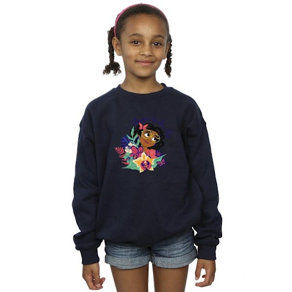 Disney Girls Encanto Born To Be Me Sweatshirt 9-11 år Marinblå B Navy Blue 9-11 Years