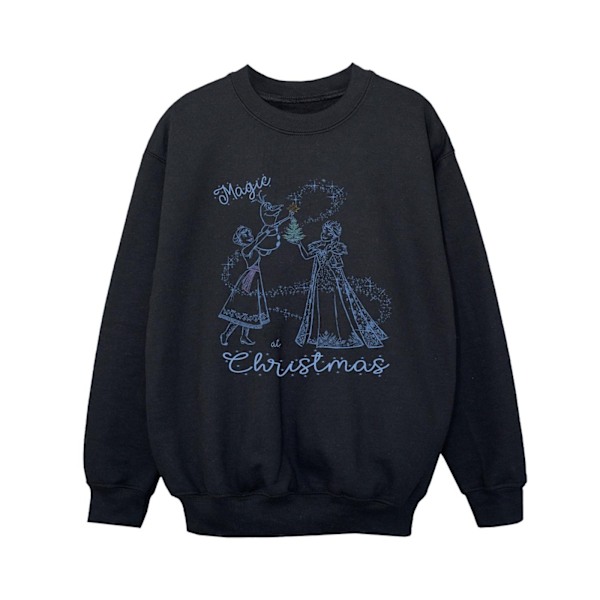 Disney Boys Frozen Magic Jultröja 3-4 År Svart Black 3-4 Years