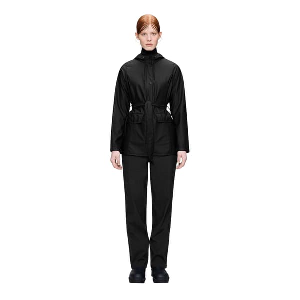 Rains Dam/Dam Curve Vattentät Jacka M Svart Black M