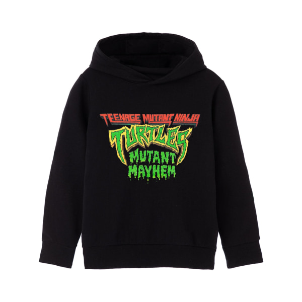 Teenage Mutant Ninja Turtles: Mutant Mayhem Boys Logo hoodie 5- Black 5-6 Years
