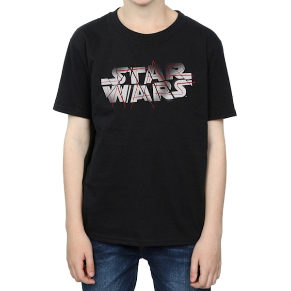 Star Wars Boys The Last Jedi Spray Logo T-Shirt 9-11 år Svart Black 9-11 Years