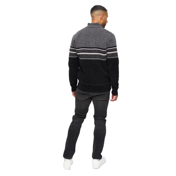 Bewley & Ritch Feldstan Kvarts Zip Tröja för Män L Svart Black L