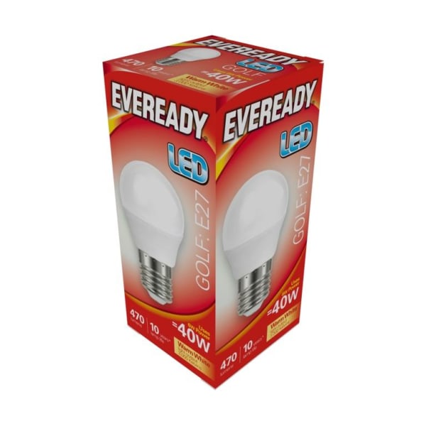 Eveready LED E27 Golflampa 6w Varmvit Warm White 6w