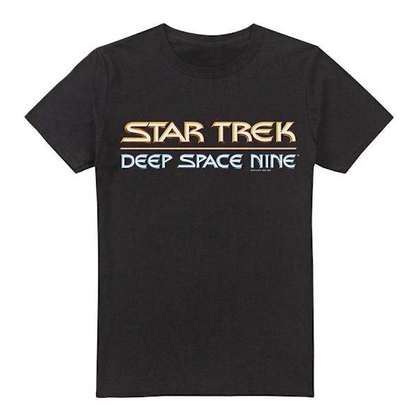 Star Trek Herr Deep Space Nine Logo T-Shirt L Svart Black L