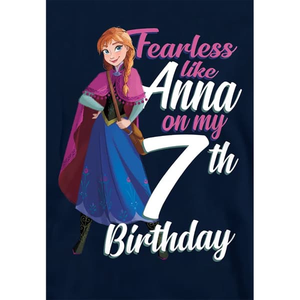 Frost Barn/Barn Modig som Anna 7-årsdag Tröja Navy 7-8 Years