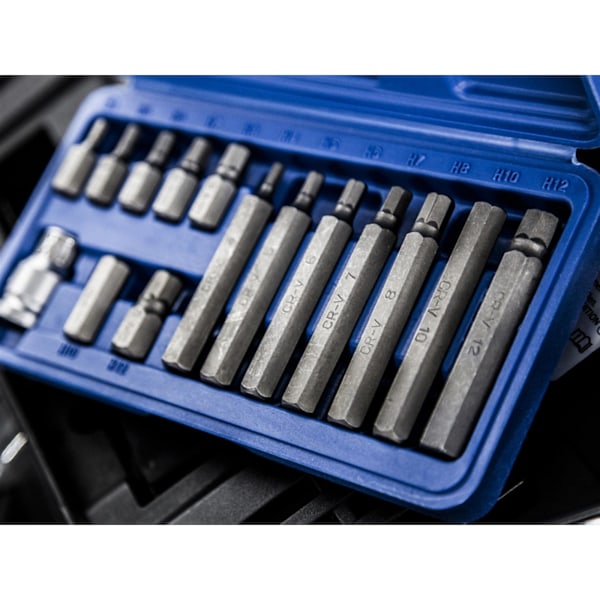 Bluespot Tools Hex Bitssats, 15 Delar En Storlek Flerfärgad Multi Colour One Size