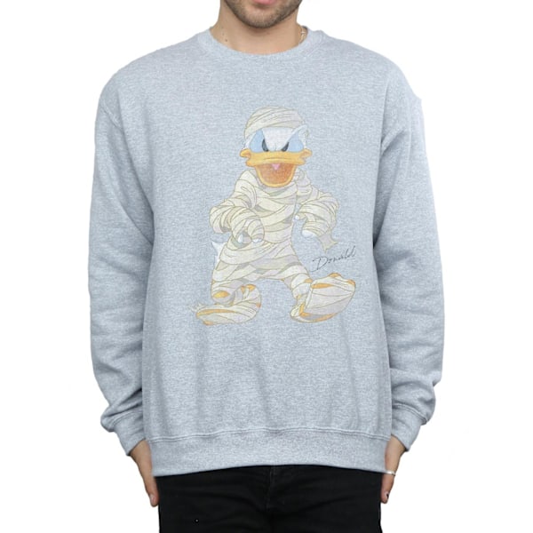 Disney Herr Mummy Donald Duck Sweatshirt 3XL Sports Grey Sports Grey 3XL