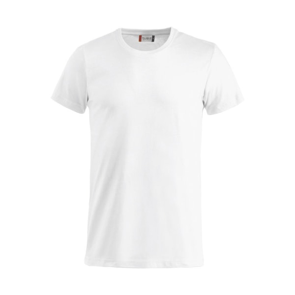 Clique Mens Basic T-Shirt 4XL Vit White 4XL