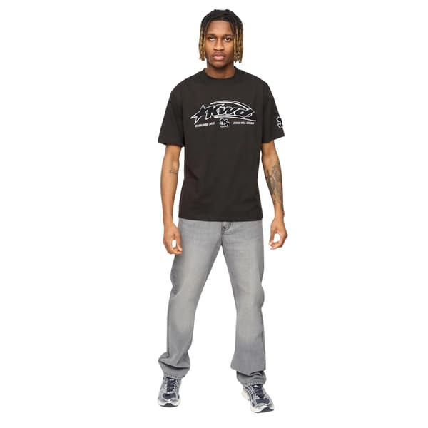 Kings Will Dream Herr Dashed T-shirt S Svart Black S