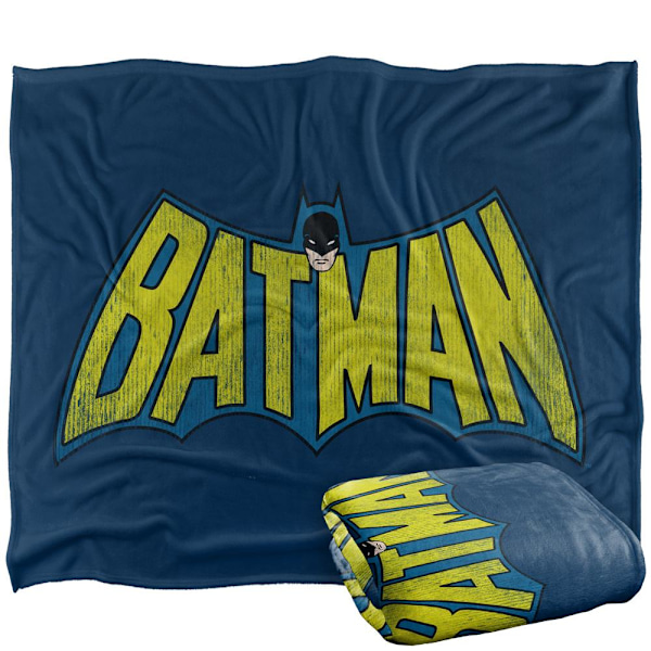 DC Comics Logo Batman Filt En Storlek Flerfärgad Multicoloured One Size