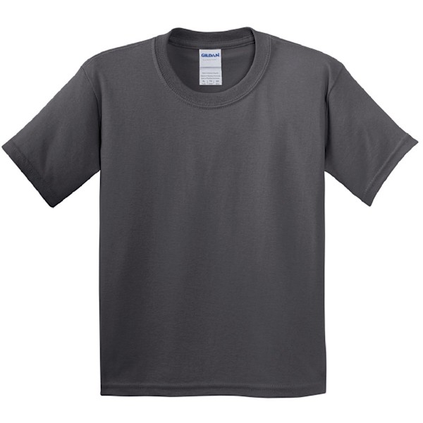 Gildan Childrens Unisex Soft Style T-Shirt XS Charcoal Charcoal XS