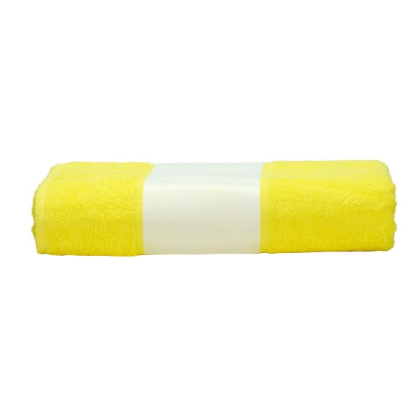 A&R Handdukar Subli-Me Handduk One Size Ljusgul Bright Yellow One Size