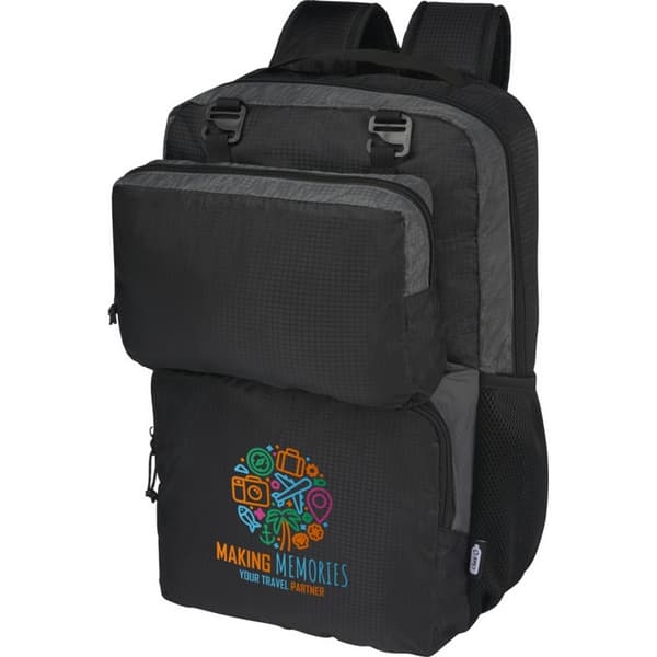 Trailhead Recycled Lightweight 14L Laptop Ryggsäck One Size Grå Grey/Solid Black One Size