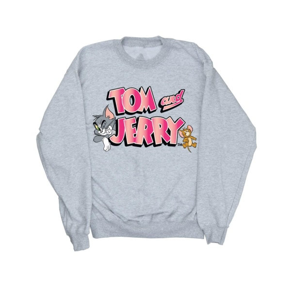 Tom And Jerry Herr Gradient Logo Sweatshirt L Sports Grey Sports Grey L