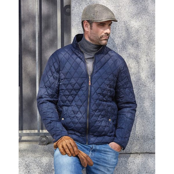 Tee Jays Herr Richmond Diamond Quilted Jacka M Deep Navy Deep Navy M