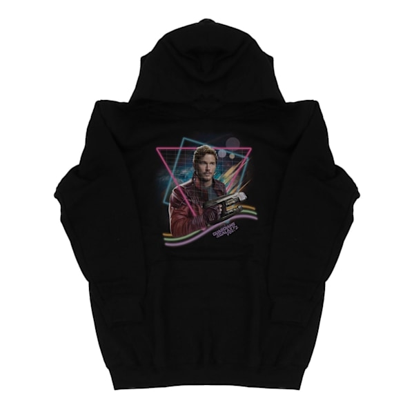 Marvel Boys Guardians Of The Galaxy Neon Star Lord Hoodie 7-8 år Black 7-8 Years